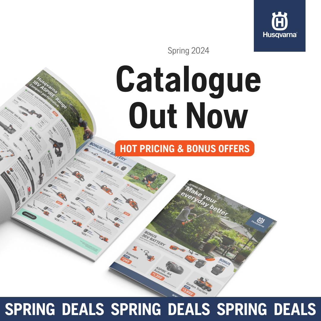 NEW HUSQVARNA SPRING SUMMER CATALOGUE