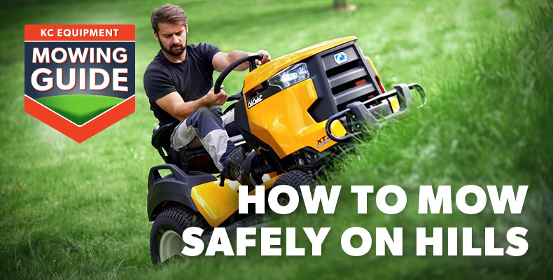 How to Mow a Steep Hill With a Lawn Tractor  